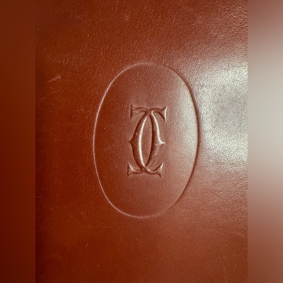 Cartier Bordeaux Vintage Bifold Leather Long Wallet - Picture 4 of 15